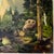 Sentinel Rock Through Pines Yosemite Oil on Board - After Thomas Moran Circa 1915 For Sale - Image 6 of 12