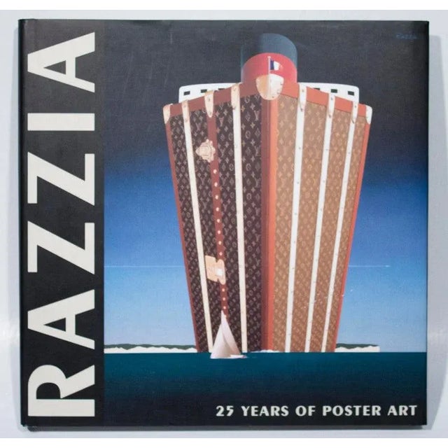 Art Deco 2007 Gerard Razzia '25 Years of Poster Art' Art Deco Black & White,Red,Gray,Blue,Brown Book For Sale - Image 3 of 3