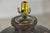 Metal Vintage Indian Metal Jug Converted to Table Lamp with Hand-Painted Script For Sale - Image 7 of 16