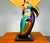Metal Porcelain Toucan Bird Lamp by Manifattura Artistica, Italy Circa 1989 For Sale - Image 7 of 16