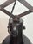 Industrial Black Enamel Scissor Ceiling Lamp, 1930s For Sale - Image 9 of 18