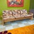 Vintage 1970s Late 20th Century Scandinavian modern pine three-seater sofa designed by Yngve Ekström in collaboration with...