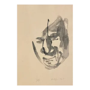 1963 Neil Meitzler Portrait Watercolor