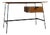Desk by Pierre Paulin for Thonet in Oak and Black Metal, 1950s For Sale