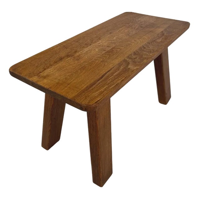 Brutalist Dutch Oak Coffee Table For Sale