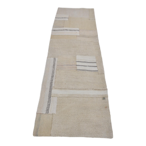 1950s Home Living Tribal Turkish Hemp Kilim Runner