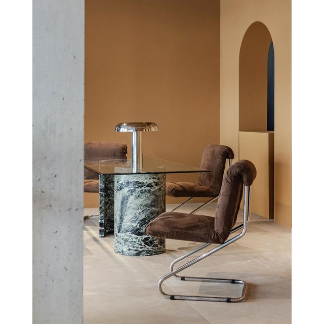Bauhaus Bauhaus Chairs with Tubular Steel Frame, 1970s, Set of 4 For Sale - Image 3 of 9