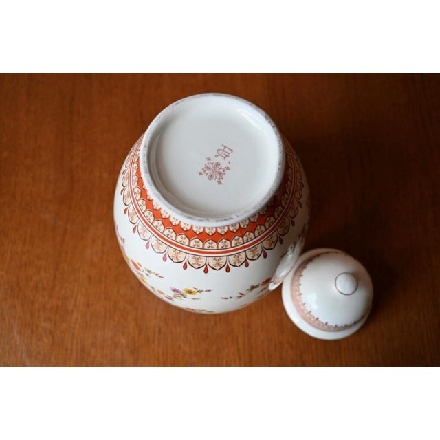 Lidded Vase with Birds Decor by Fg. Fratelli Gialletti For Sale - Image 4 of 10