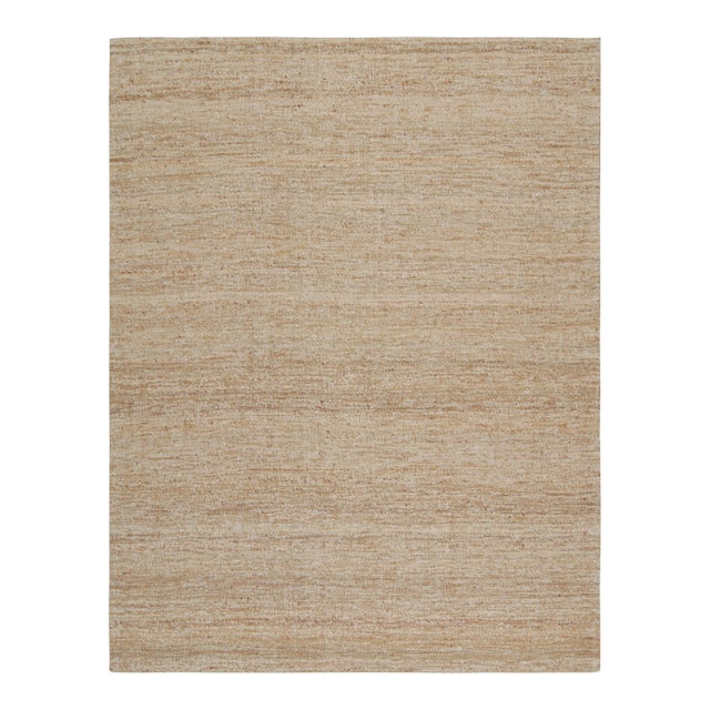 Beige 2010s Rug & Kilim’s Contemporary Jute Kilim in Beige-Brown For Sale - Image 8 of 8