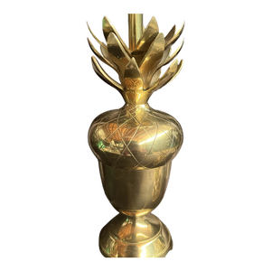 1960's Vintage Brass Acorn Table/ Accent Lamp