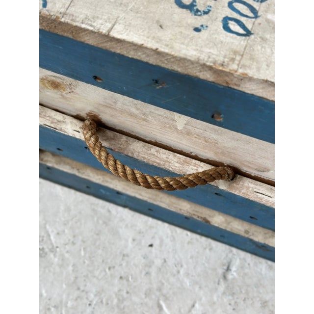 Vintage Folk Art Embellished m.i.t. “Seniors” Dormitory / Naval Trunk, Circa 1949-1950 For Sale - Image 11 of 18