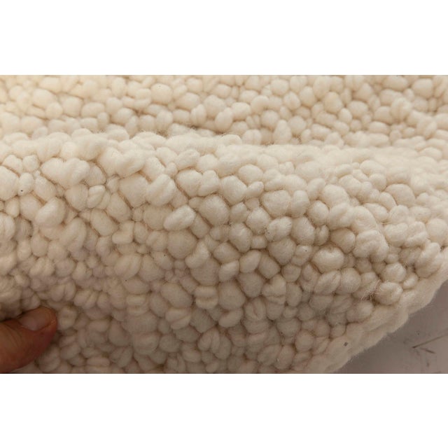 Contemporary Alpine handmade in natural lambswool Runner by Doris Leslie Blau Size: 2'0" × 5'7" (60 × 170 cm) Elegant in...