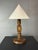 Brown Mid-Century Brutalist French Wood Table Lamp from Charles Dudouyt, 1950s For Sale - Image 8 of 13