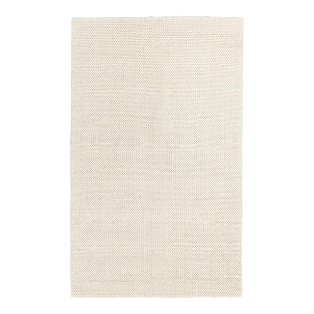 Ossi Wool Jute Ivory Rug - 5 X 8 For Sale