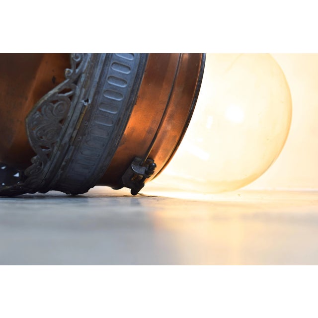 Copper Copper Streetlamp, 1920s For Sale - Image 8 of 15