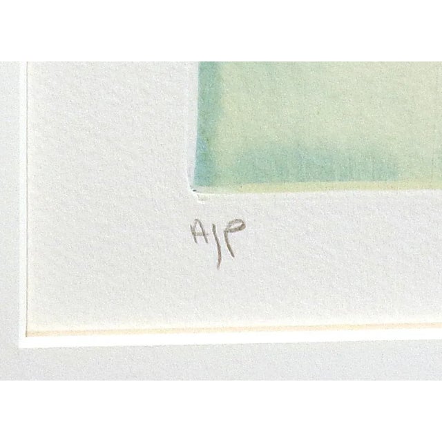 1980s Mark Andrews Godwin" Electa Iv" Abstract Hand Signed Art Lithograph For Sale - Image 5 of 7