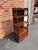 Brown Vintage Chippendale Carved Mahogany Fretwork Open Bookcase / Bookshelf For Sale - Image 8 of 14