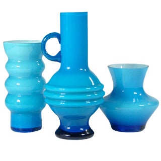 Vases from Friedrich Kristall, 1970s, Set of 3 For Sale
