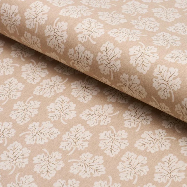 Schumacher SAMPLE - Schumacher X Rita Konig Olive Fabric In Neutral For Sale - Image 4 of 4