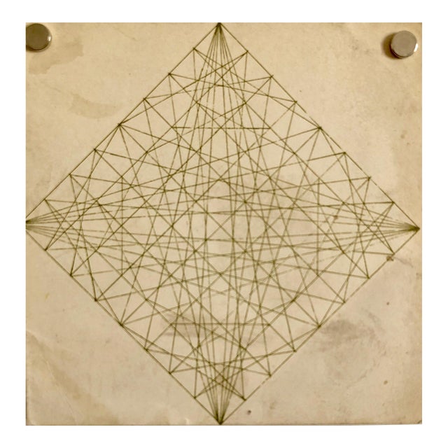 Alvin Dickstein, 1967 Abstract Geometric Expressionist NYC MoMA Silkscreen Card, Stable Gallery, 1967 For Sale