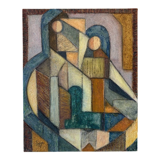 Family Group #2 Oil on Canvas For Sale