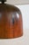 Mid-Century Modern Vintage Wood Hat Mold Lamp For Sale - Image 3 of 5