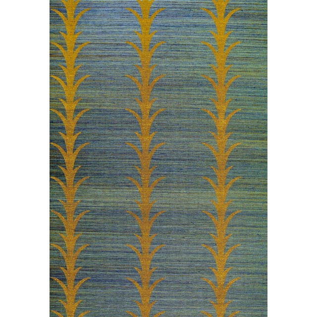 Schumacher X Celerie Kemble Acanthus Stripe Wallpaper in Tumeric Chairish