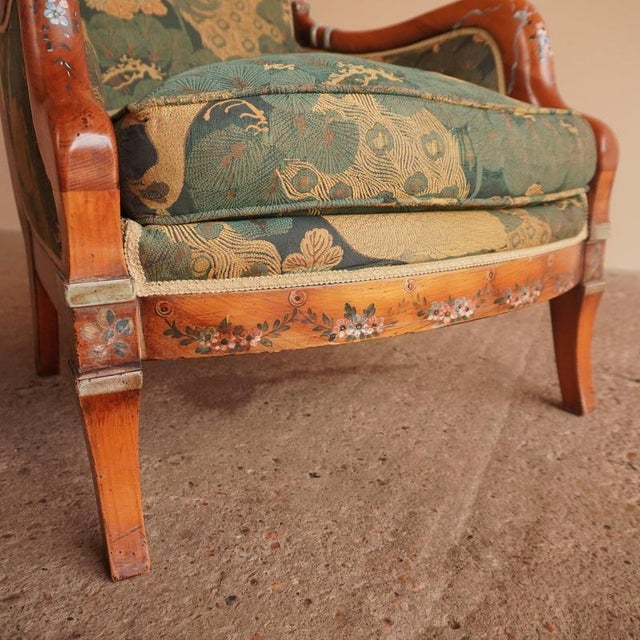 Directoire Painted Lounge Chairs, Set of 2 For Sale - Image 17 of 18