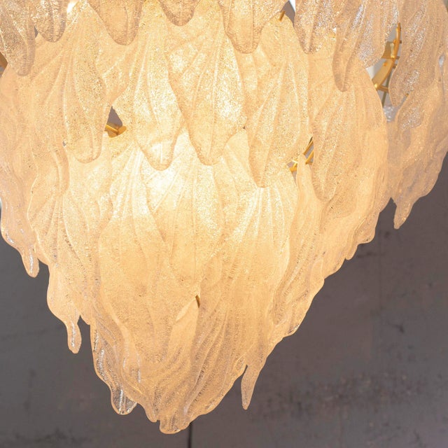 Large Italian Chandelier in Murano Glass, 1990s For Sale - Image 6 of 12