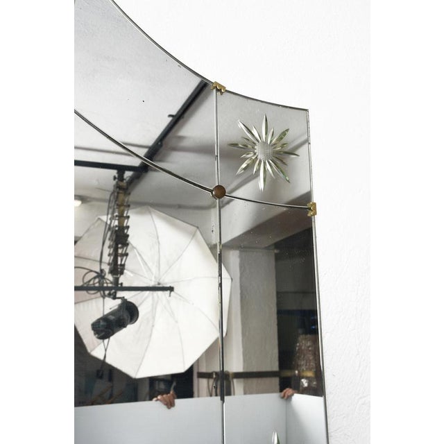 Mid-Century Italian Modern Mirror with Console by Pier Luigi Colli for Cristal Arte, Set of 2 For Sale - Image 14 of 18