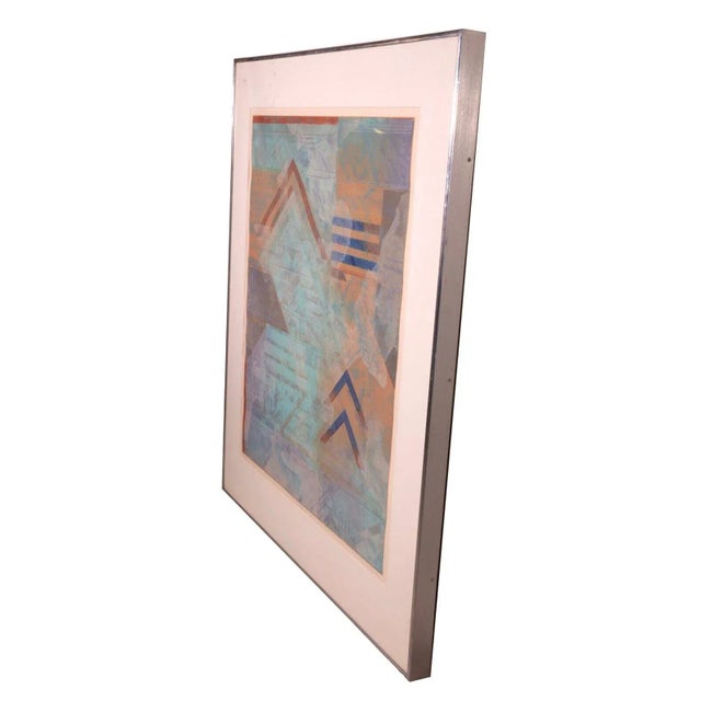 1980s Robert Kelly Kalasa V Signed Modern Abstract Aquatint Etching 5/50 Framed 1985 For Sale - Image 5 of 11