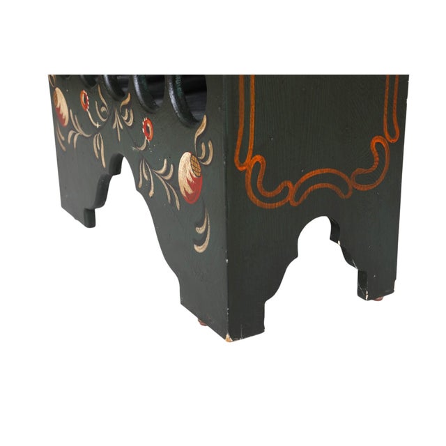 Wood Late 20th Century Spanish Artisanal Wine Rack Cabinet For Sale - Image 7 of 8