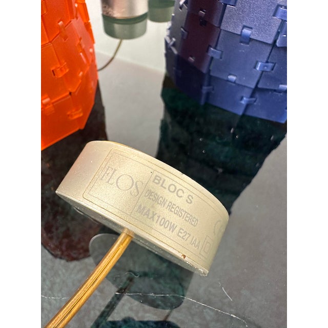 Bloc T Lamps by Rodolfo Dordoni for Arteluce / Flos, Italy, 1980s, Set of 3 For Sale - Image 6 of 9