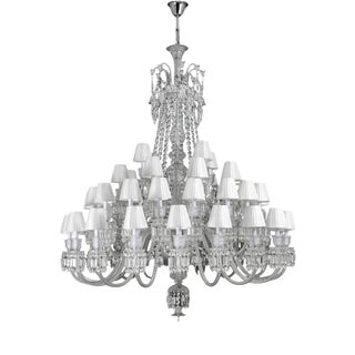 Collection Regina Chandelier in Metal and Crystal by Jago For Sale