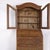 Antique Oak Secretary Desk with Glazed Display Cabinet and Brass Fittings, 1880 For Sale - Image 4 of 17