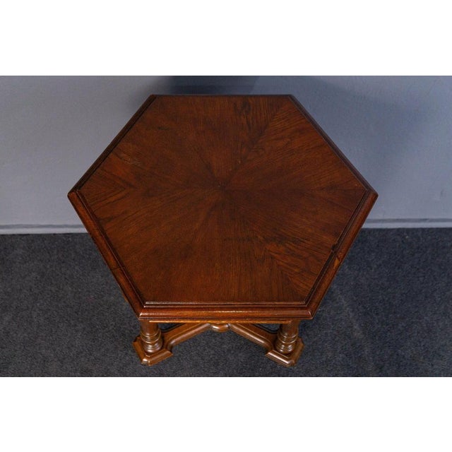 Wilhelminian Brown Side Table For Sale - Image 10 of 13