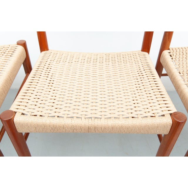 Vintage Teak Dining Chairs by Henry Walter Klein for Bramin, 1960s, Set of 4 For Sale - Image 11 of 12