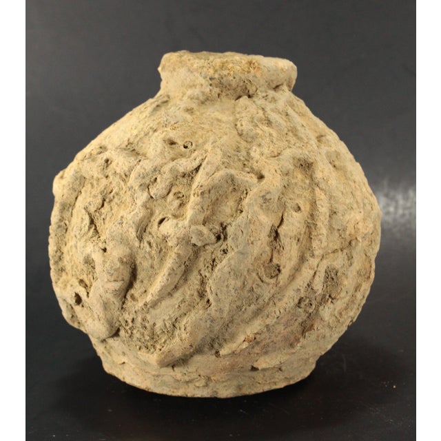 Tribal Earthenware Medicine Jar Mali Saharan Cultures, Africa For Sale - Image 3 of 13
