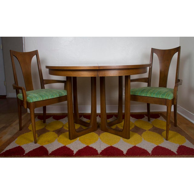 Vintage Mid Century Modern Broyhill Emphasis Walnut Round ...