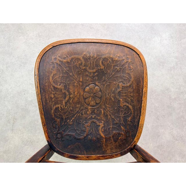 Gold Art Nouveau Bentwood Chairs from Thonet / Mundus, 1920s, Set of 2 For Sale - Image 8 of 10