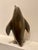 Fun whimsical wooden penguin sculpture in good condition.