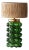 Matthew Izzo Home Emerald Green Glass Bubble Lamp For Sale