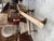 This antique pair of oak and elm benches has been fully restored. Sturdy and comfortable, with a generous seat width. I...