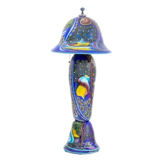 Michael Angelo Menconi Art Glass Table Lamp, 2006 For Sale