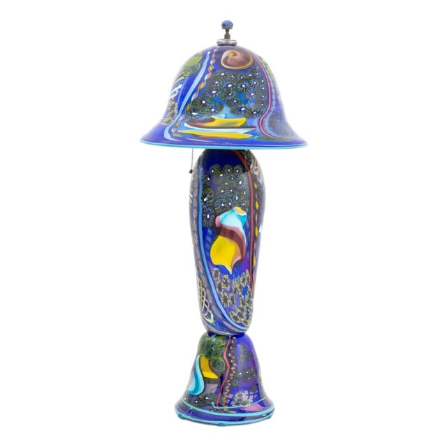 Michael Angelo Menconi Art Glass Table Lamp, 2006 For Sale