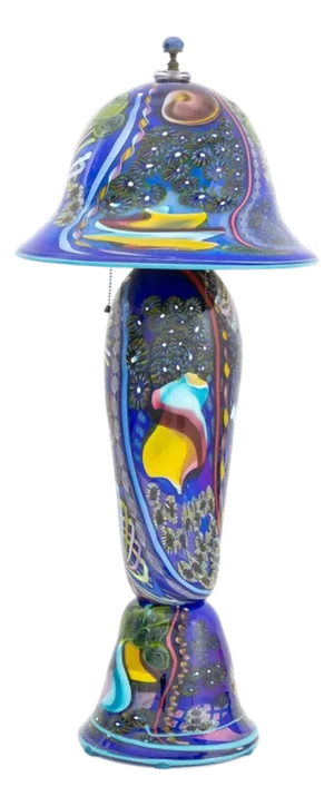 Michael Angelo Menconi Art Glass Table Lamp, 2006