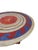 French Garden Table with Painted Top and Iron and Wood Base, 1900s For Sale - Image 4 of 7