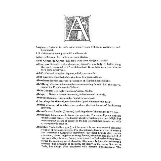 "The Dictionary of Drink and Drinking" Cocktail Book For Sale - Image 5 of 6