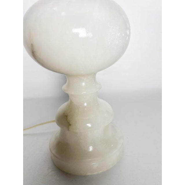 1980s Alabaster Table Lamp, France, 1980s For Sale - Image 5 of 17