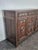 2000 - 2009 Low Sideboard with Four Doors in Oak Carved with Rosettes For Sale - Image 5 of 13